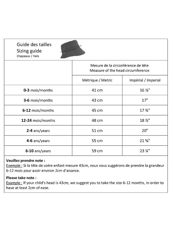 bucket hat  - Lavande  - #97P-848