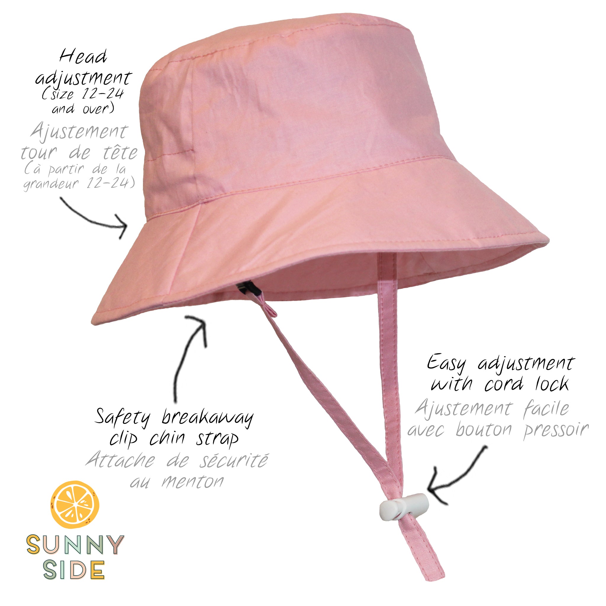 bucket hat  - Rose - #97P-867