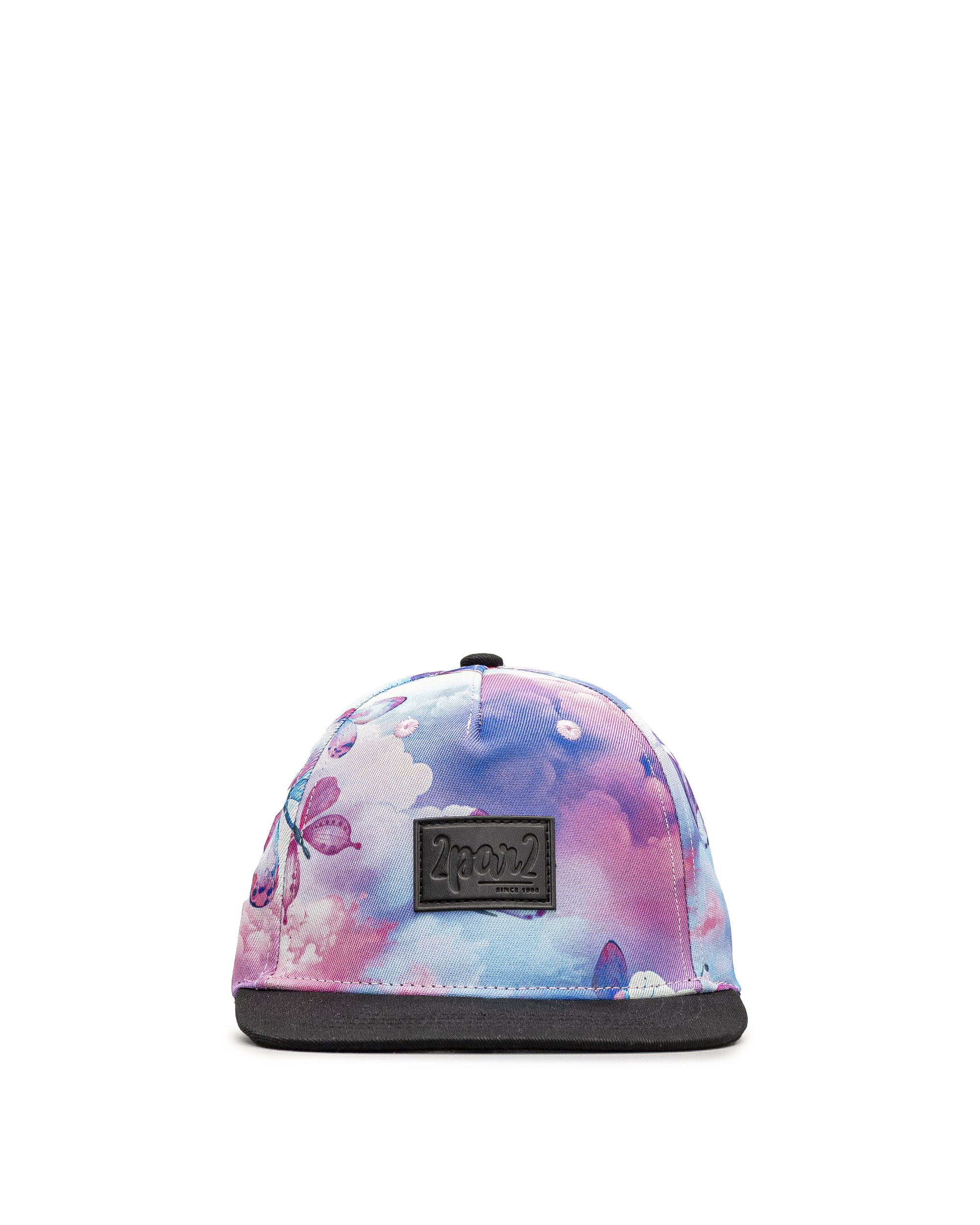 Cap printed  - Bleu/rose - #97Q-08