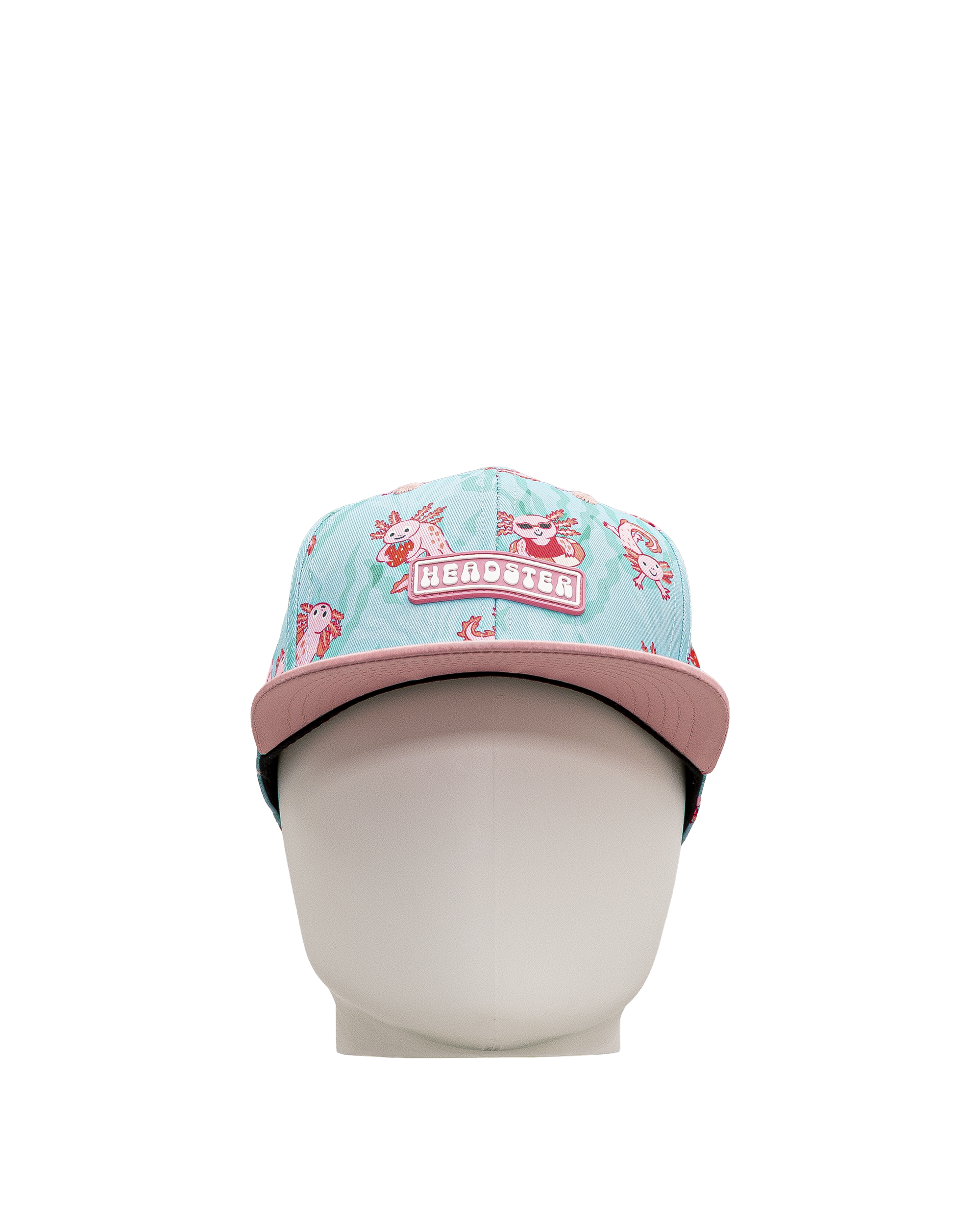 Snapback cap  - Bleu/rose - #97Q-33