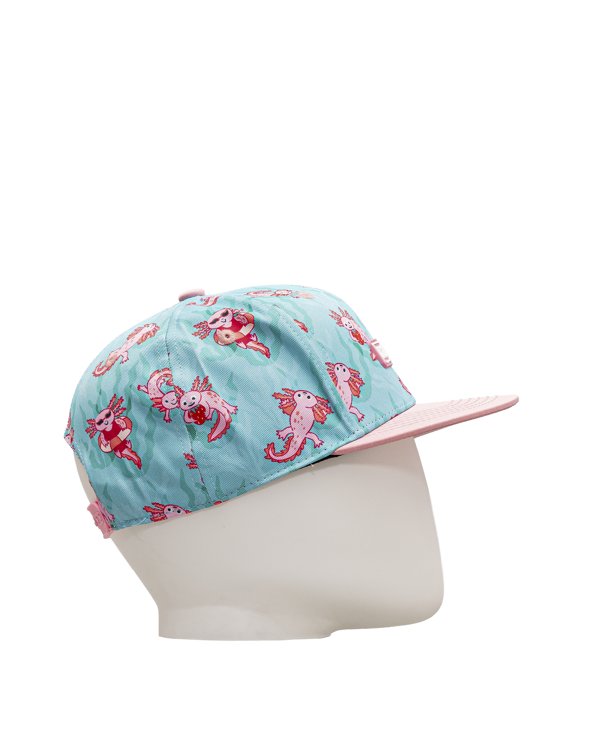Snapback cap  - Bleu/rose - #97Q-33