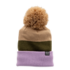 Tricolor beanie  - Lilas - #97R-400