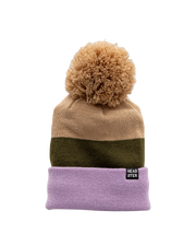 Tricolor beanie  - Lilas - #97R-400