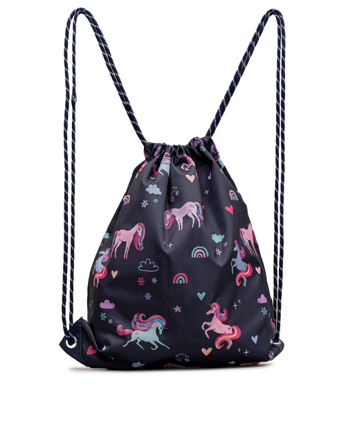 Drawstring bag - Navy/pink - #97S-02