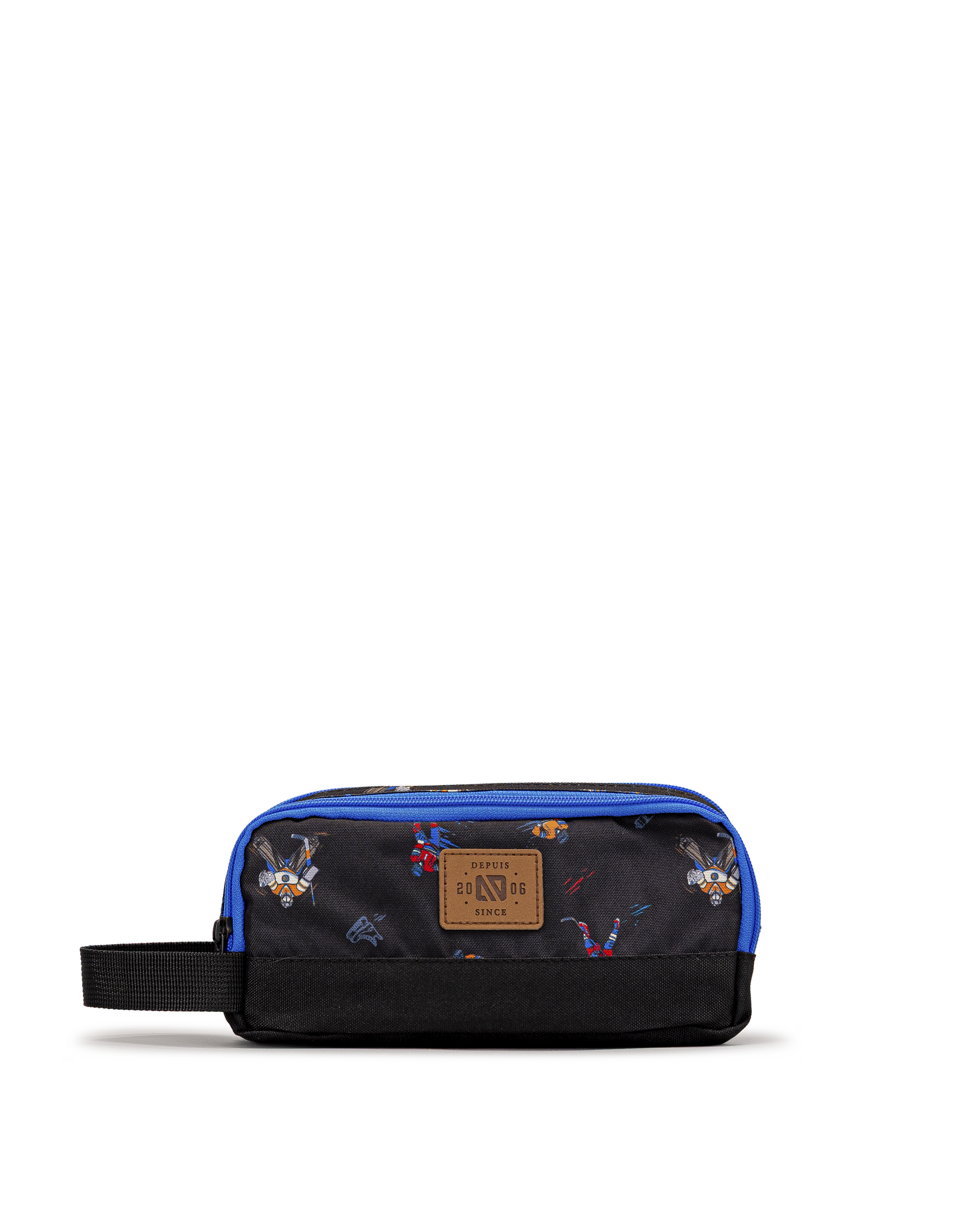 Etuie crayons - Noir&bleu  - #97U-54