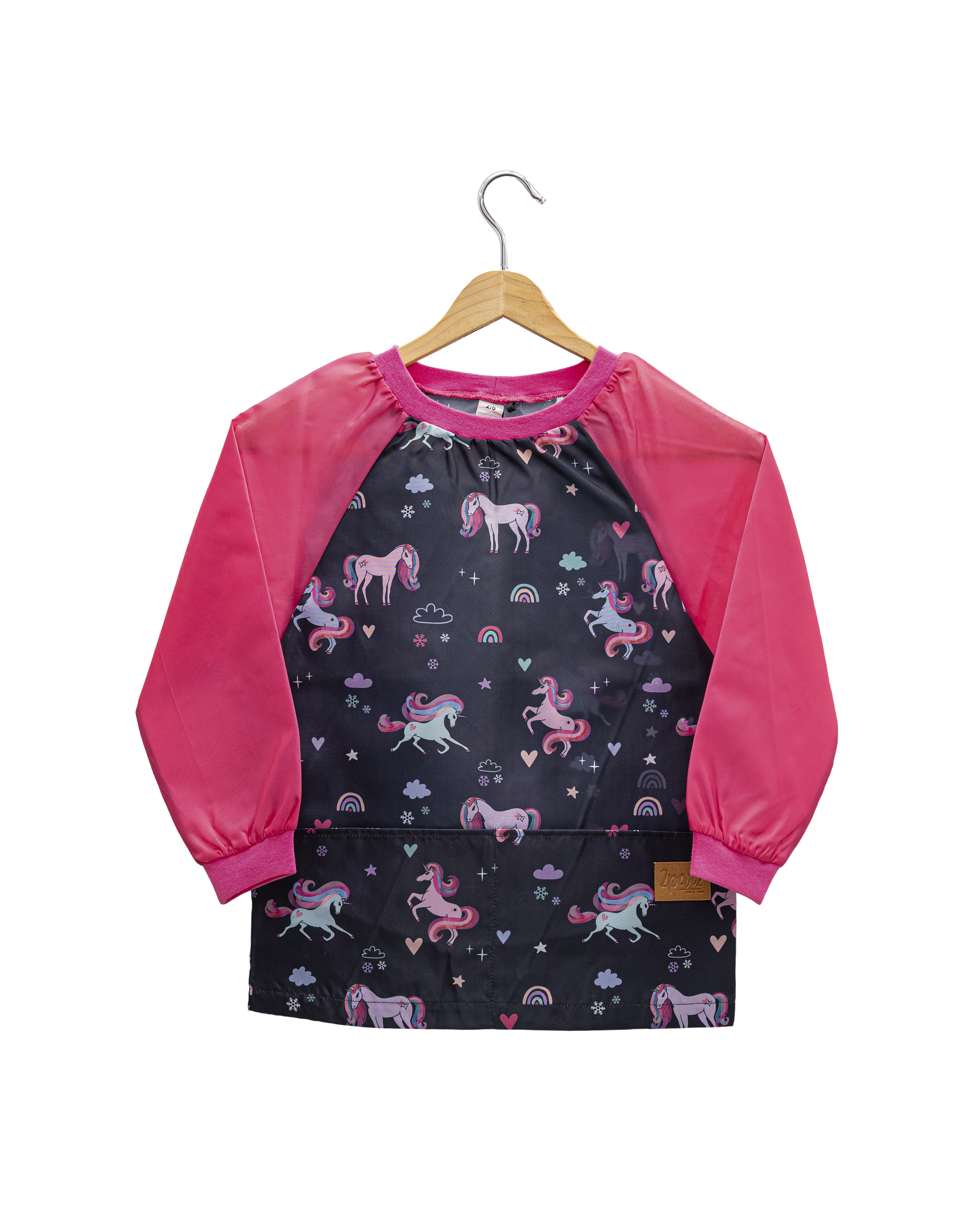 Apron  - Navy/pink - #97V-04