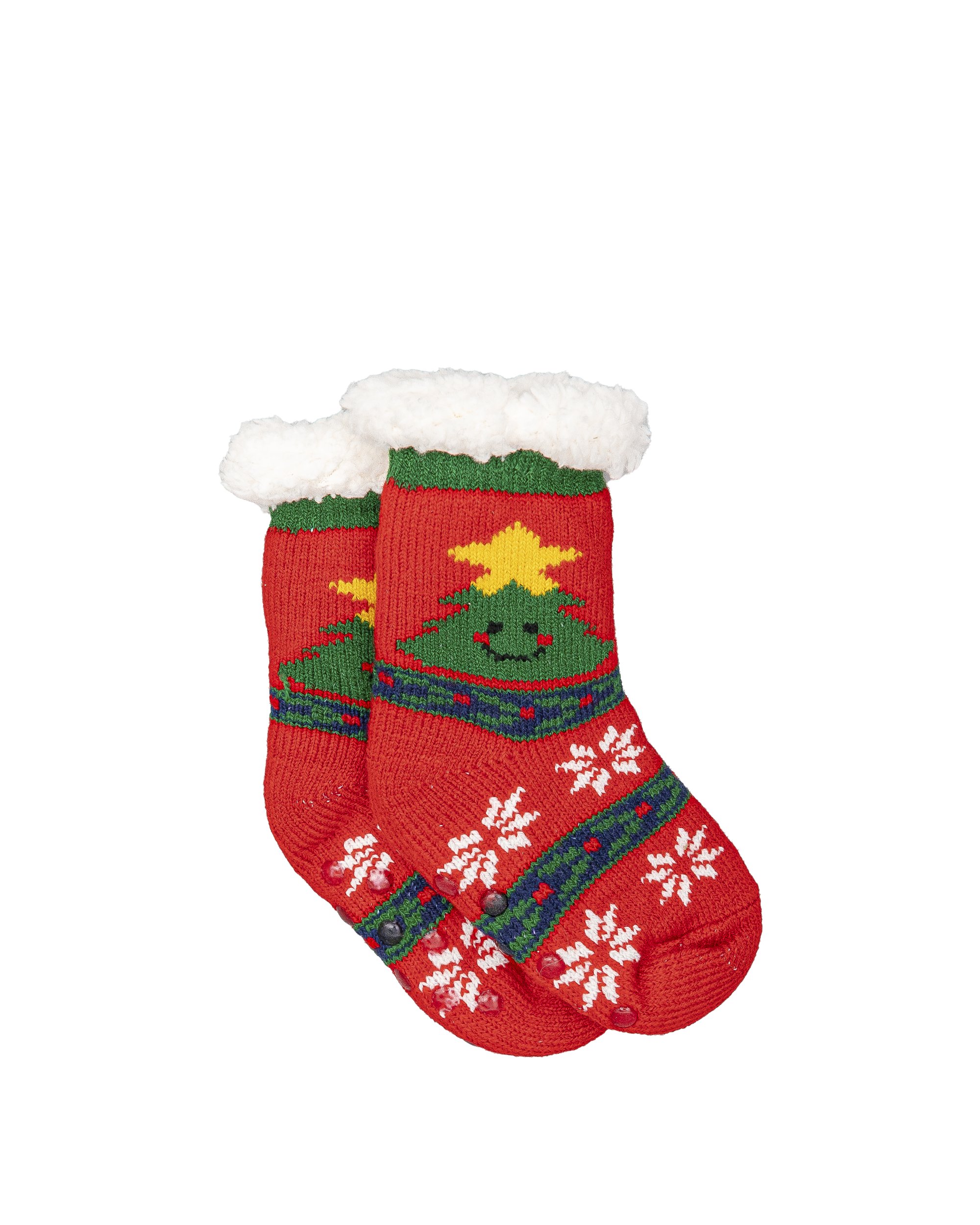 Bas pantoufle noel  - Multicolore - #97W-09